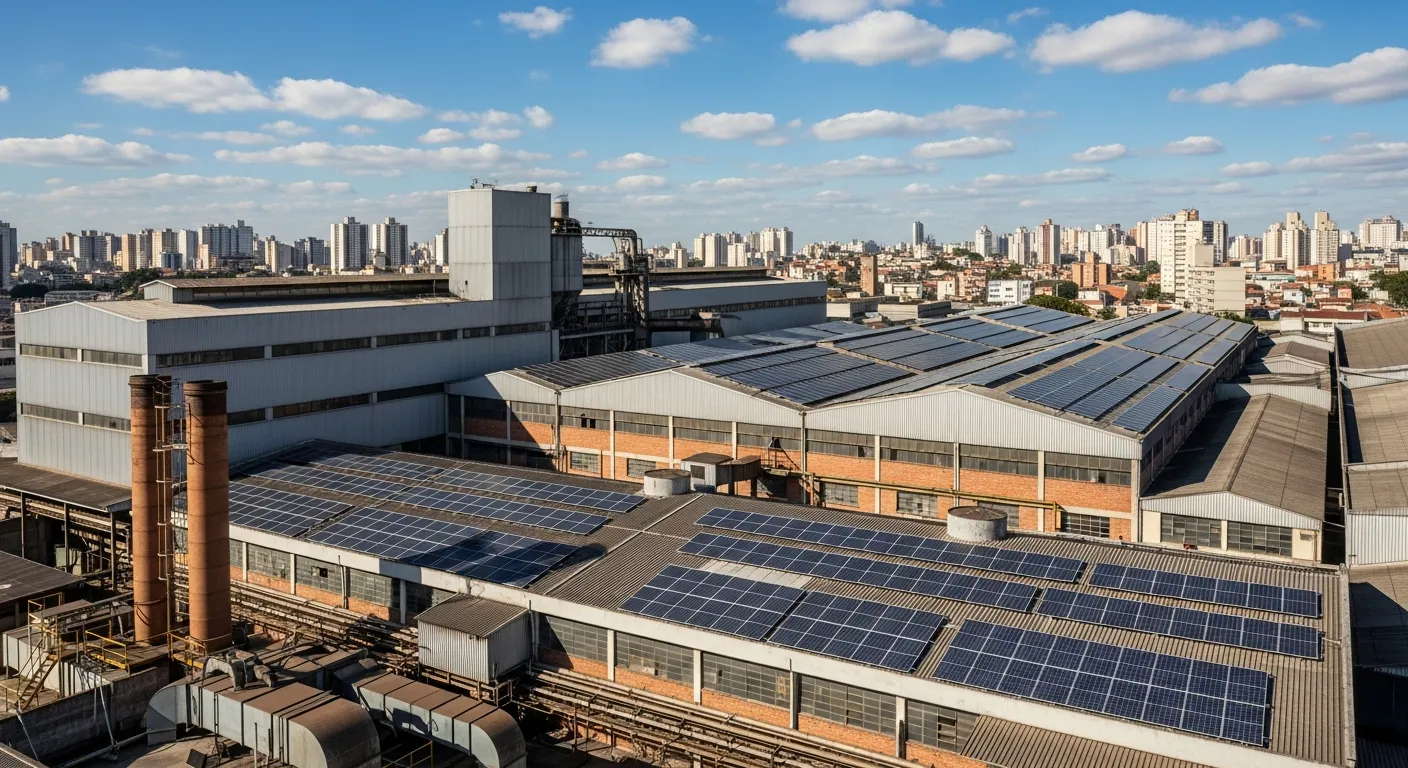 Energia solar em Alumínio